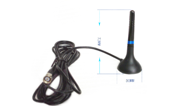 magnetische LTE-antenne RG174 coaxkabel SMA (m) | 4G antennes | Product | MCS