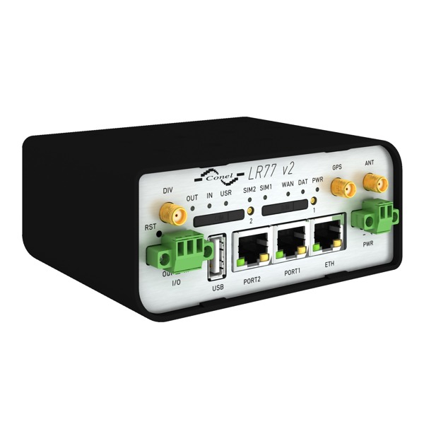 Advantech/Conel 4G router LR77 V2 Full (2 opt ports) | 4G routers/gateways | Product | MCS