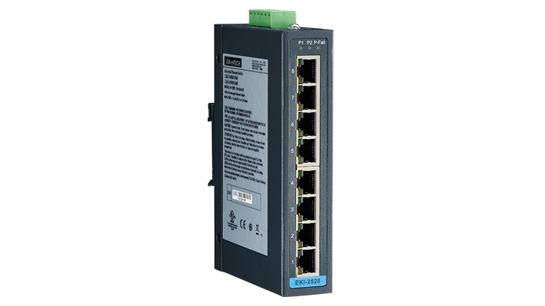 Advantech EKI-2525S , Unmanaged switch, 4 Port 1 | Producten | MCS