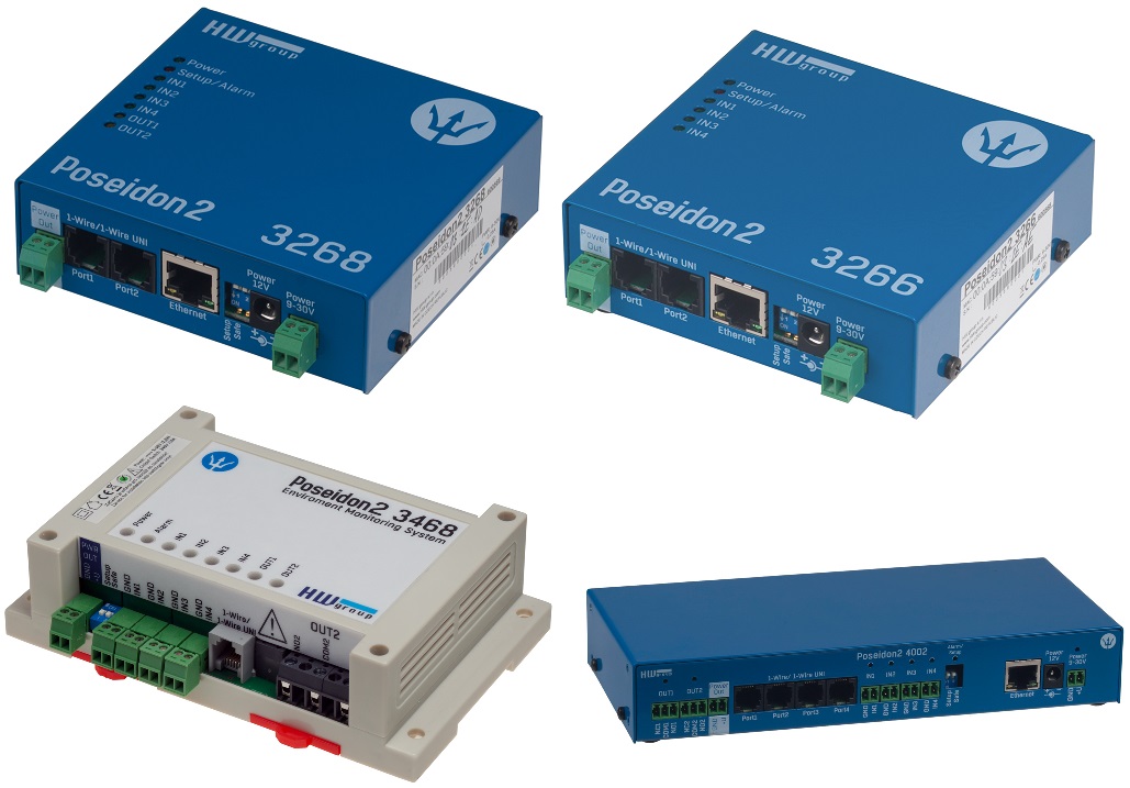 HWg Poseidon2 Serie - Remote monitoring sensors over LAN |  | Product | MCS