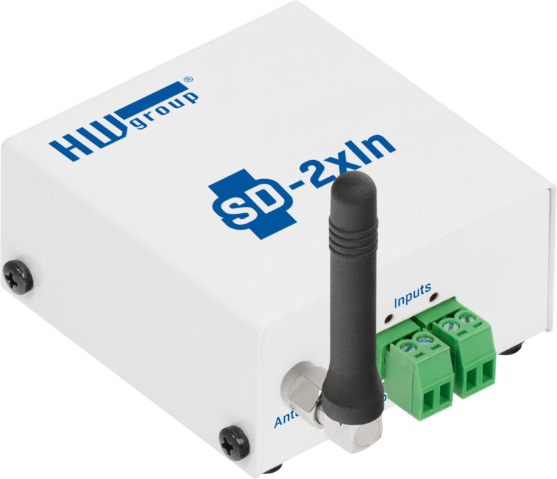 HWg SD 2xIn SensDesk monitoring unit | Geen categorie, Sensor Monitoring | Product | MCS