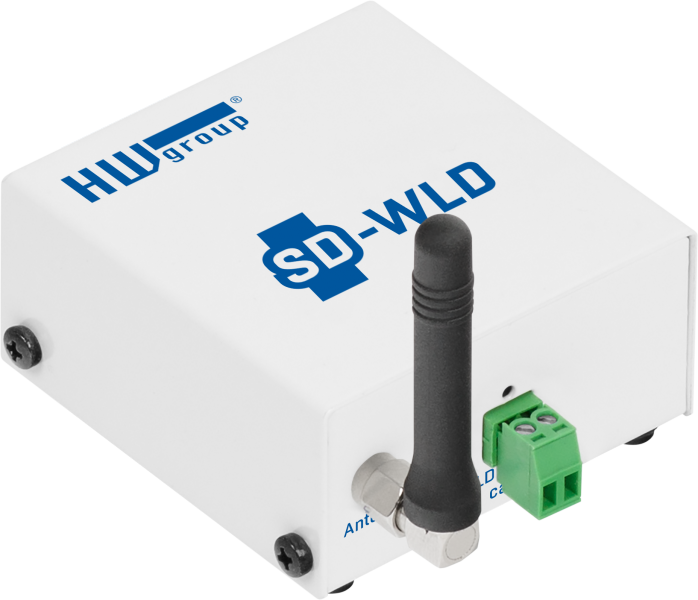 HWg SD-WLD SensDesk monitoring Tset, water lek detector, Wifi | Sensor Monitoring | Product | MCS