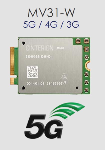 Telit Cinterion (Thales) MV31-W miniPCI modem card 5G with GNSS | 4G engines, 5G engines | Product | MCS