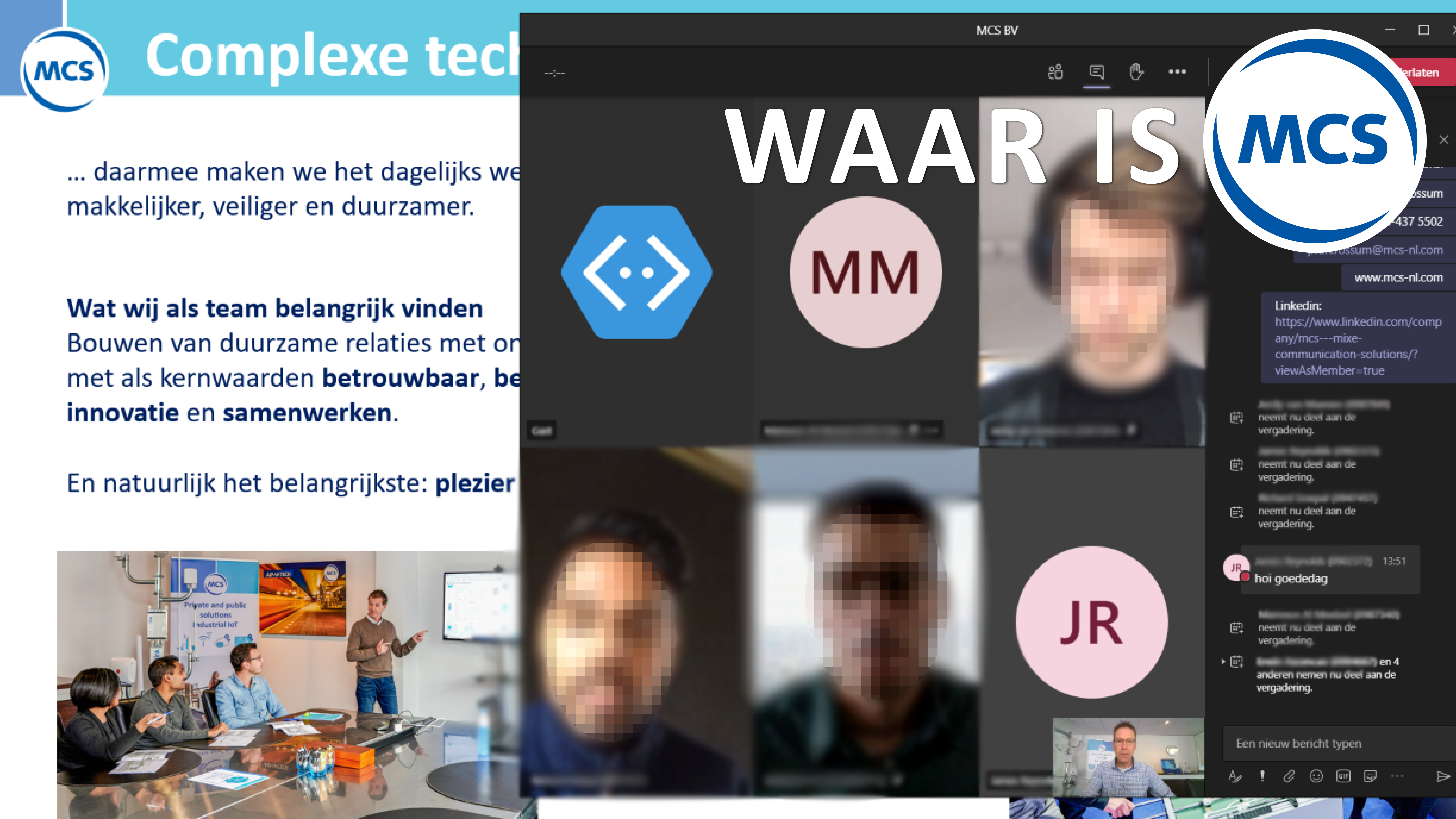 MCS en het coronaproof enthousiast maken van 400 HBO-studenten | Pushing the limits of communication technology | MCS