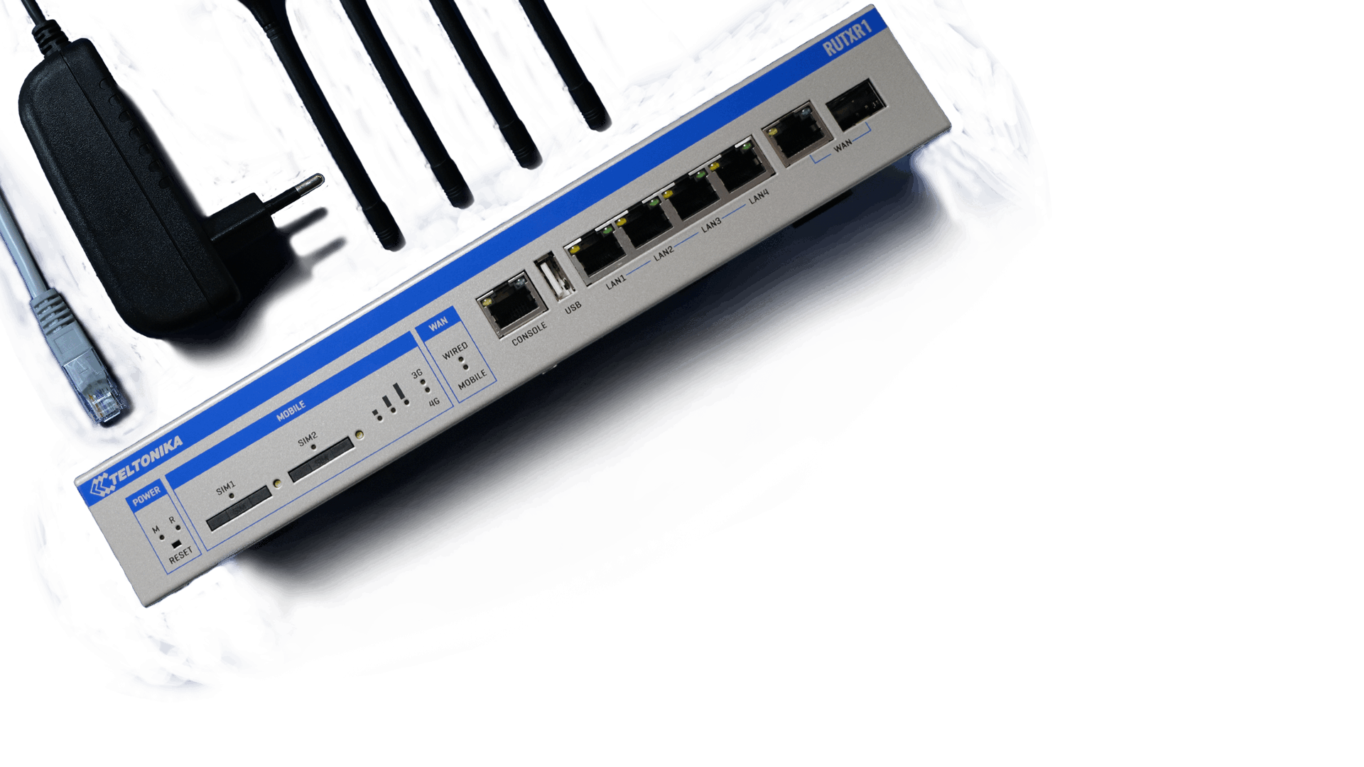 Teltonika RUTxR1 LTE/SFP router rackable platinum distributor MCS