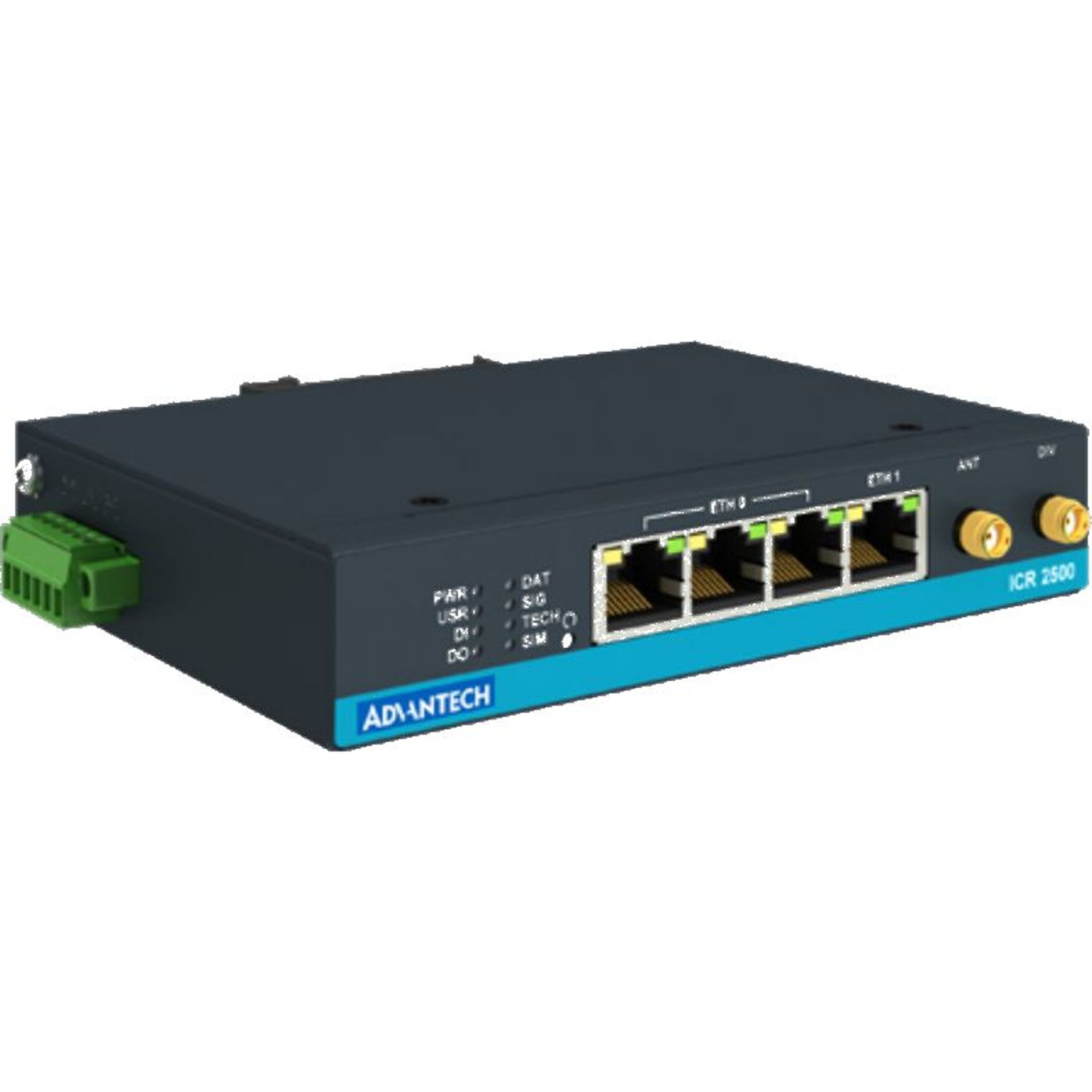 Advantech ICR-2531 LTE router, 2xSIM, 4x Ethernet, 1x i/o | 4G routers | Product | MCS