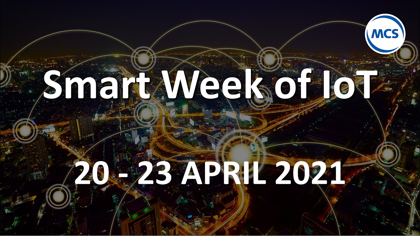 Ontdek de belangrijkste IoT-ontwikkelingen tijdens de MCS ‘Smart Week of IoT’ van 20-23 april | Pushing the limits of communication technology | MCS