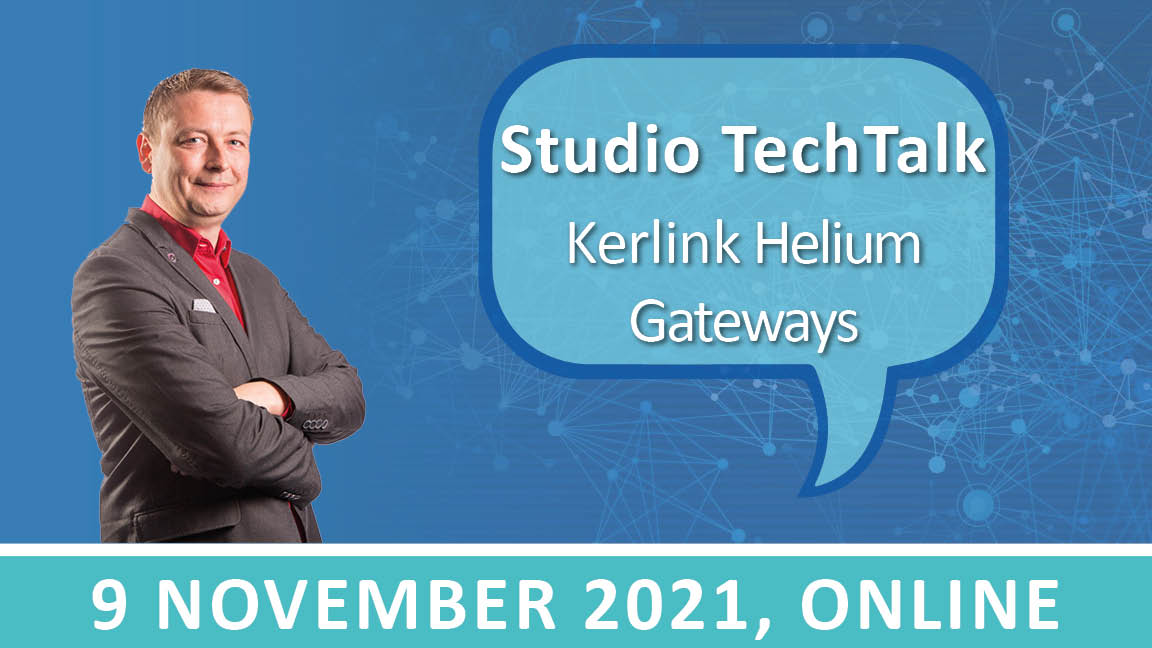 Studio TechTalk: Cryptocurrency verdienen met Kerlink Helium Gateways | 9 november 2021 | Pushing the limits of communication technology | MCS