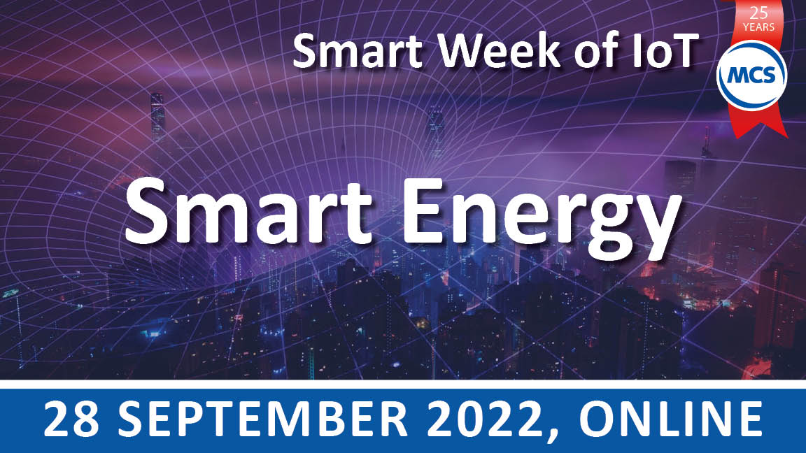 Smart Energy – Smart Week of IoT | 28 september | Pushing the limits of communication technology | MCS