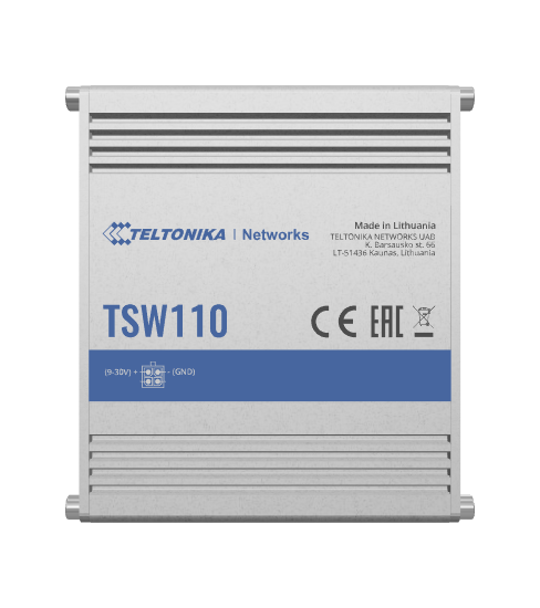 Teltonika TSW110 switch, 5x Gigabit ethernet | Unmanaged switches | Product | MCS
