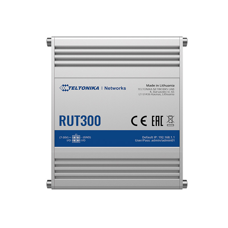 Teltonika RUT300, industrial ethernet router | Producten | MCS