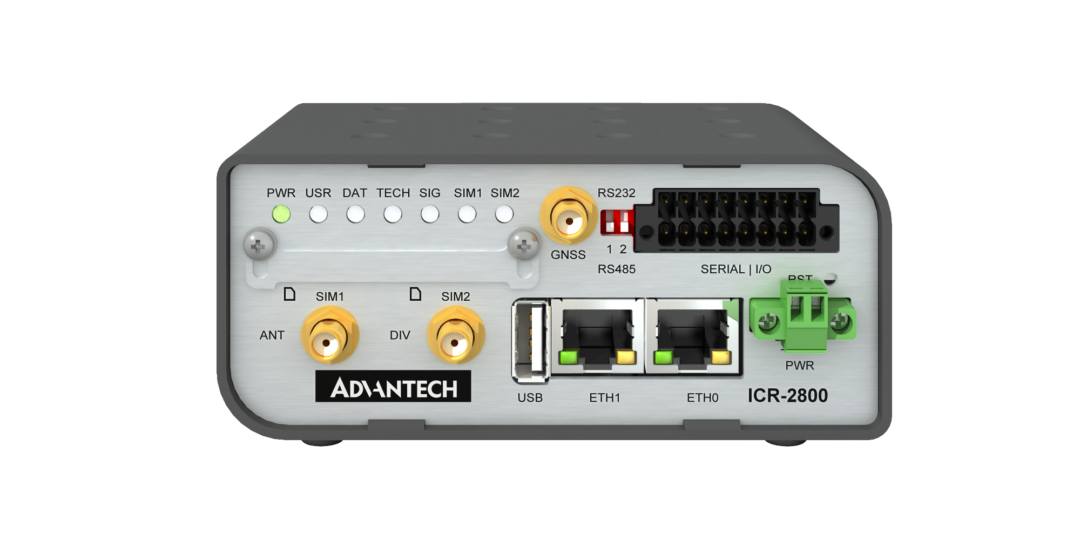 Advantech ICR2834, LTE (cat4) router / IoT Gateway, plastic | Producten | MCS