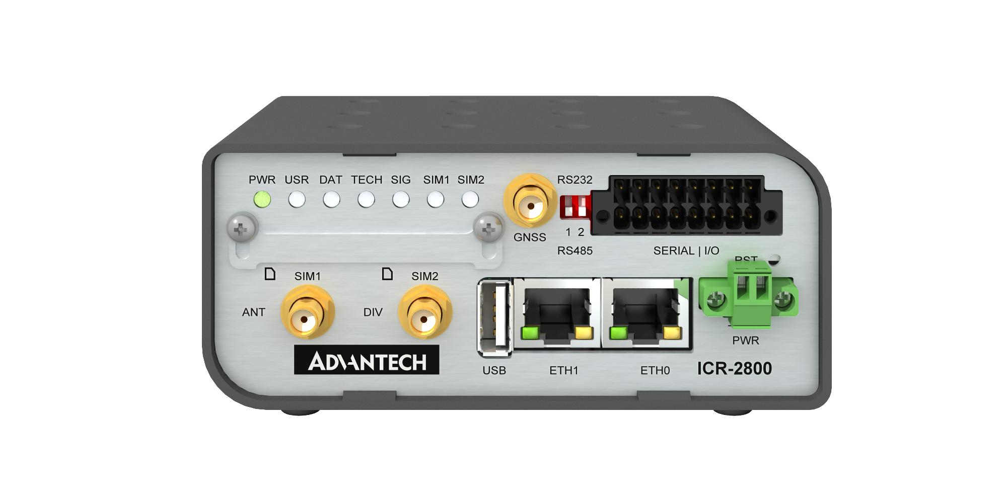 Advantech ICR2834, LTE (cat4) router / IoT Gateway, plastic | 4G routers/gateways, IoT Gateways, LTE-M routers | Product | MCS