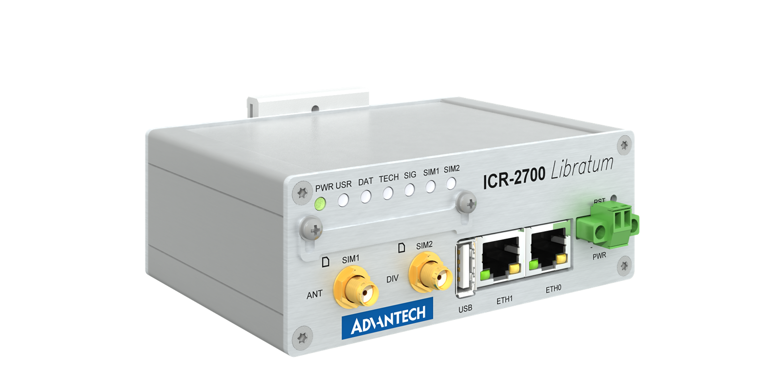 Advantech ICR-2701-S1 Industrial LAN router, 2x ETH, 1x USB | IEC62443 compliant, Industriële IP/LAN router | Product | MCS