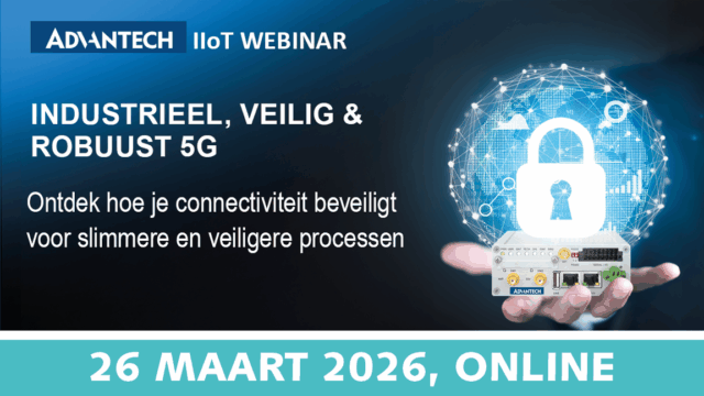 Advantech: hoe veilige 5G-connectiviteit industriële data tot waarde brengt | 26 maart | Value Added IoT distributie | MCS